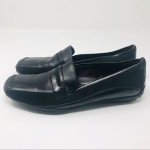 Sesto Meucci Leather Loafers Black Size 9.5